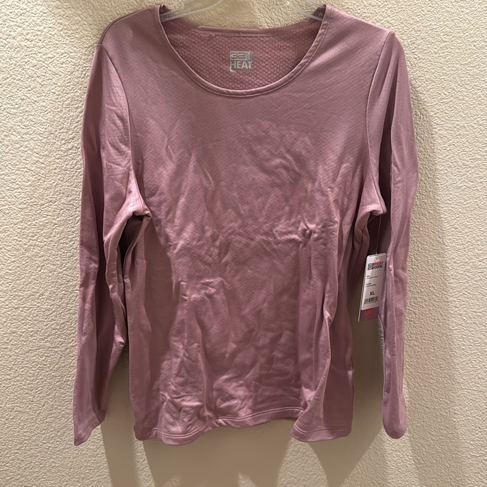 Women’s 32’ Degrees Heat Mid weight Brushed Baselayer Scoop Top
